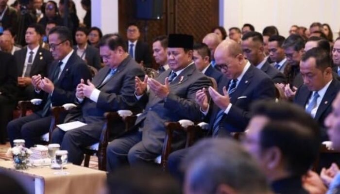 Prabowo Hadiri Indonesia Economic Outlook 2026 di Wisma Danantara