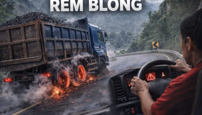 Pikap Diduga Rem Blong, 6 Kendaraan Ditabrak Beruntun di Tanah Datar