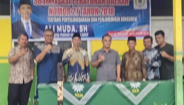 Edukasi Warga Pasaman Barat, Ali Muda Sosialisasikan Perda Perlindungan Konsumen