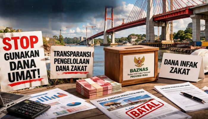 Baznas Riau Batalkan Bantuan Rp3 Miliar untuk Jembatan Merah Putih Presisi, Ini Alasannya