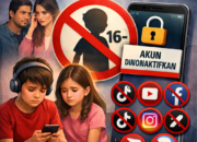 Mulai 28 Maret 2026, Pemerintah Larang Anak di Bawah 16 Tahun Punya Akun Medsos
