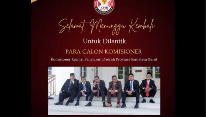 Pelantikan KPID Sumbar Batal Mendadak, Komisioner Terpilih Ungkap Kekecewaan
