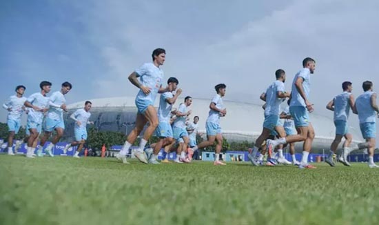 Persib Bandung kembali menggelar sesi latihan usai libur Hari Raya Idulfitri 1447 H, Rabu 25 Maret 2026.(Tim Media Persib Bandung)