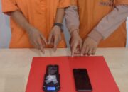 Polsek Kampar Tangkap Dua Pengedar Sabu di Desa Rumbio, 7 Paket Narkoba Siap Edar Disita