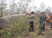 Sinergi TNI-Polri Dalam Upaya Pemadaman Karhutla di Dumai