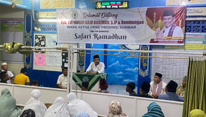 Safari Ramadan, Evi Yandri Salurkan Bantuan Rp20 Juta untuk Musala Nur Ishlah