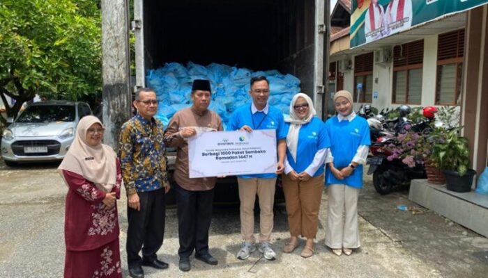 Perbanas Sumbar Salurkan 1.000 Paket Sembako untuk Korban Bencana di Agam