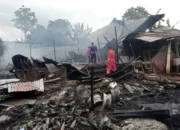 Kebakaran Hanguskan Kantor dan Gudang CV Gubalo di Agam