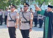 Kapolsek Batang Gansal Berganti, Kapolres Inhu Pimpin Sertijab Penuh Khidmat