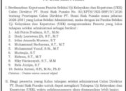 10 Peserta Lulus Administrasi Calon Direktur BSP, UKK Digelar di Jakarta