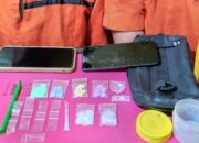 Polisi Gerebek Kontrakan di Rengat Barat, Dua Pengedar Sabu dan Ekstasi Dibekuk
