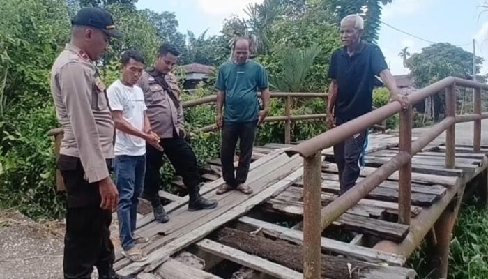 Jembatan Merah Putih Segera Dibangun, Kapolsek Teluk Meranti Pastikan Kesiapan Lokasi