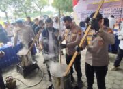 Polda Riau Musnahkan Narkotika Senilai Rp71,5 Miliar, Selamatkan 132 Ribu Jiwa