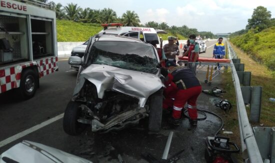 Kecelakaan Maut di Tol Permai, 1 Tewas dan 3 Luka Berat.