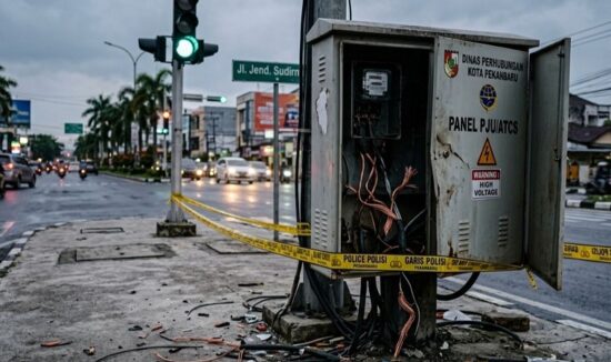 Pencurian PJU dan Lampu Lalu Lintas Marak, Dishub Pekanbaru Gandeng Polisi dan PLN