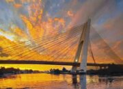 Senja di Sungai Siak Saat Kota Perlahan Menjadi Tenang
