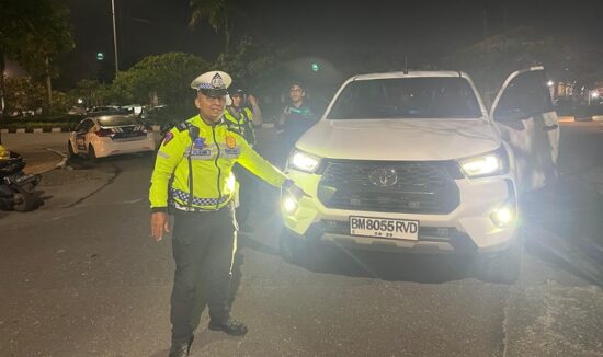 105 Kendaraan Ditilang, Satlantas Pekanbaru Tindak Tegas Pelat Nomor Tak Sesuai