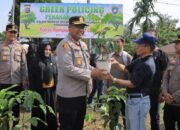 Polres Kampar “Goes To Campus” di STIE Bangkinang, Tanam 50 Pohon dan Edukasi Mahasiswa Cegah Karhutla