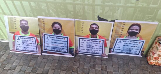Terungkap! Ini Identitas 4 Pelaku Pembunuhan dan Perampokan Sadis di Pekanbaru