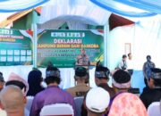 Desa Banglas Barat di Meranti Resmi Jadi Kampung Tangguh Anti Narkoba