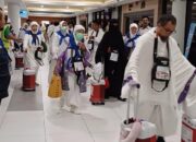 445 Jemaah Kloter BTH 11 Riau Resmi Terbang ke Madinah
