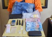 Polisi Gerebek Pengedar Sabu di Desa Pesajian Inhu, Uang Rp2,8 Juta Ikut Disita