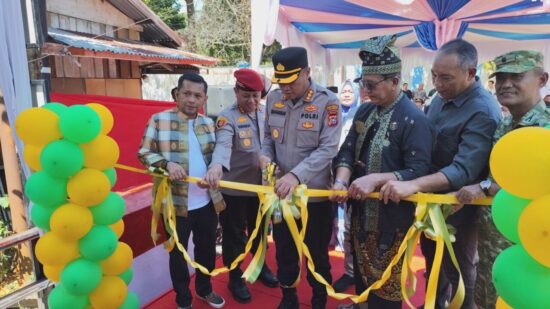 Simbol Perang Terhadap Narkoba, Polresta Pekanbaru Resmikan Kampung Tangguh Anti Narkoba