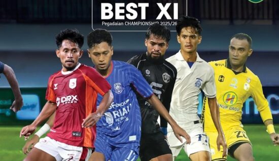 Tiga Pemain PSPS Pekanbaru Masuk Nominasi Best XI Liga 2 2025/2026