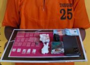 Kapolsek Lirik Pimpin Langsung Penggerebekan, Pria Diduga Pengedar Sabu Ditangkap di Lambang Sari