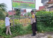 Bhabinkamtibmas Polsek Sukajadi Monitoring Tanaman Jagung Pipil Program Ketahanan Pangan Nasional