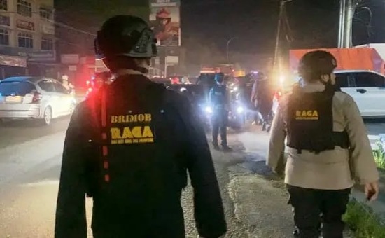 24 Jam Siaga, Polisi Jaga Pekanbaru di Tengah Blackout