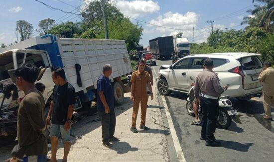 Trungkap! Ini 4 Kendaraan yang Terlibat Kecelakaan Beruntun di Lubuk Ogung Pelalawan