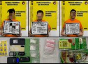 Satres Narkoba Polresta Pekanbaru Gagalkan Peredaran 79,86 Gram Sabu, Tiga Pelaku Ditangkap