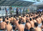 Sehat dari Balik Jeruji: Warga Binaan Lapas Pekanbaru Antusias Senam Pagi hingga Edukasi Kesehatan Gigi