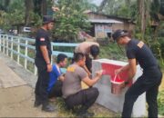 Jembatan Kubu Pauh Rampung, Akses Warga Rohul Kini Lancar: Bukti Nyata Pengabdian Brimob untuk Negeri