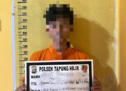 Polsek Tapung Hilir Tangkap Pemuda Pelaku Pencabulan Anak di Kampar
