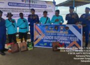 Polairud Siak Salurkan 30 Paket Sembako ke Warga Pesisir Penyengat Lewat Program JALUR