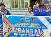 Program JALUR Sat Polairud Polres Siak Sentuh Warga Pesisir, Bantu Sembako dan Edukasi Kamtibmas