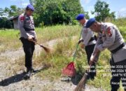 Satpolairud Polres Siak dan Warga Gotong Royong Bersihkan Sungai, Program JALUR Perangi Sampah Plastik