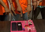 3 Pria Digerebek Polres Bengkalis Saat Asyik Nyabu di Rumah Kosong