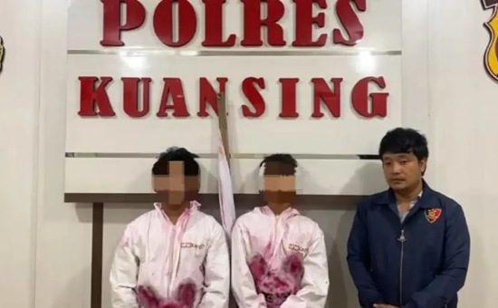Viral Aksi Pocong Keliling Teluk Kuantan, Dua Pemuda Diamankan Polisi