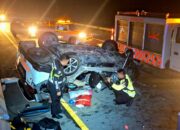BERITA FOTO: Ambulans vs Truk di Tol Permai Renggut 3 Nyawa