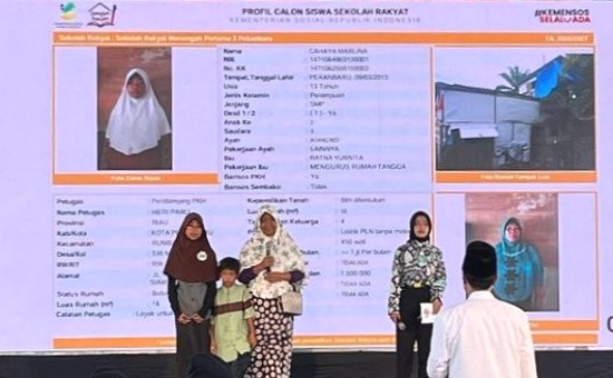 Sekolah Rakyat Jadi Harapan Keluarga Miskin di Riau