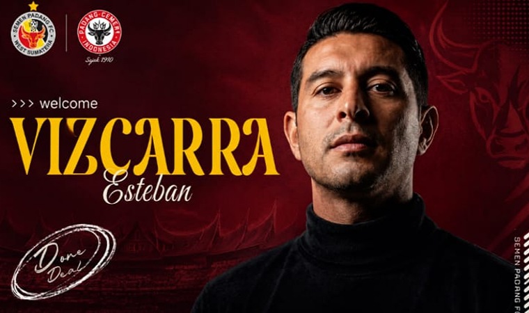 Comeback Emosional! Esteban Vizcarra Pulang ke Semen Padang FC
