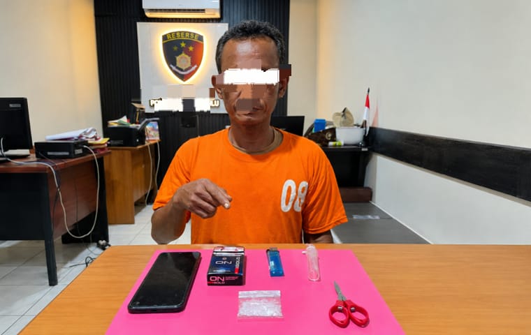 Polisi Gerebek Hotel Haston Bengkalis, Pria 41 Tahun Ditangkap dengan Sabu