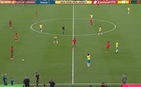 Brasil vs Maroko Imbang 1-1 di Babak Pertama, Vinicius Balas Gol Saibari
