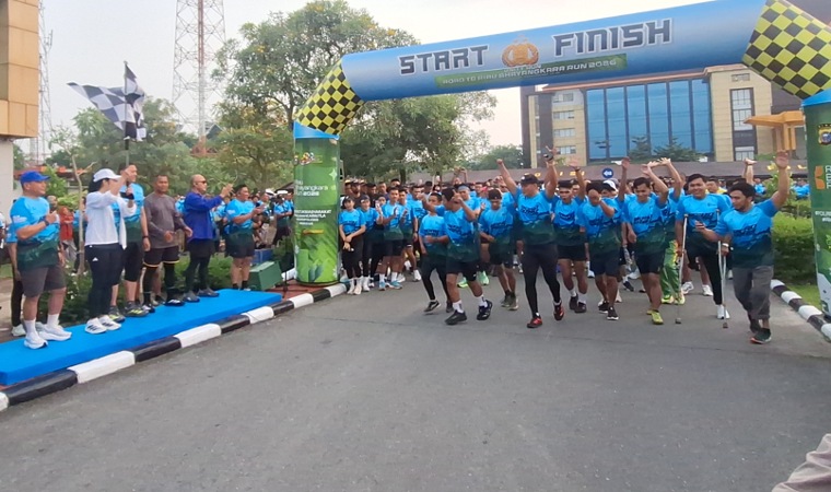 Riau Lawan Karhutla Menggema, Ratusan Pelari Ramaikan Unity Run Menuju RBR 2026