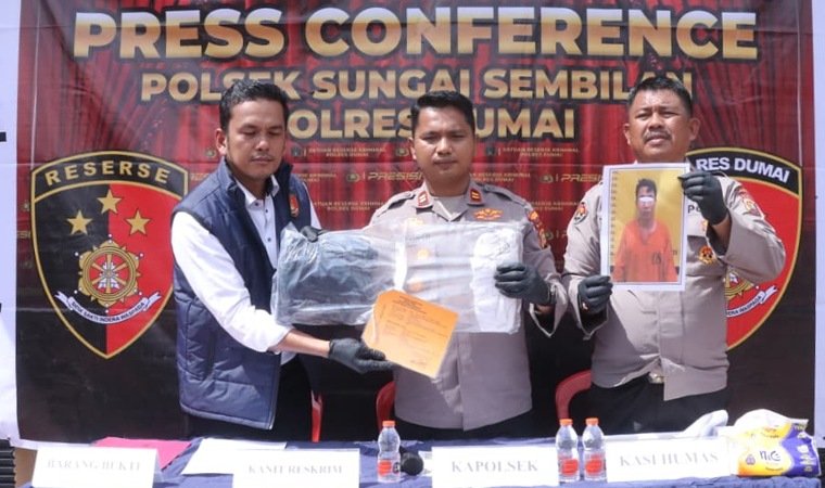 Pelaku Pembunuhan Petani di Sungai Sembilan Dumai Berhasil Ditangkap