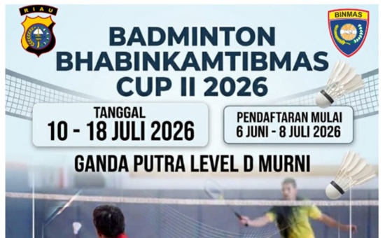 Kapolsek Bukitraya Dorong Pembinaan Atlet Muda Lewat Turnamen Bhabinkamtibmas Cup II