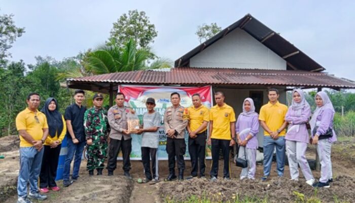 Polsek Kampar Intensif Dampingi Petani, Demi Perkuat Ketahanan Pangan